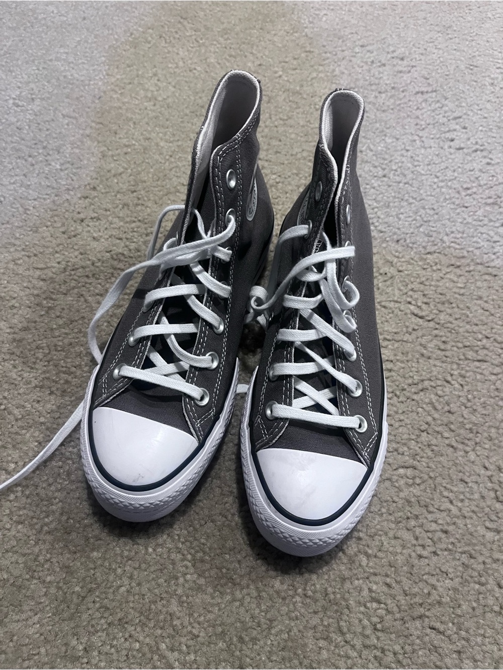 Converse women’s platform Chuck Taylor All Star High Top Sneakers size 7 - Picture 2 of 5
